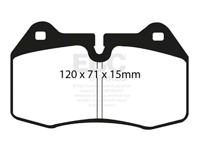 EBC Brakes Bluestuff Brake Pad Sets Fronts Only - DP51644NDX
