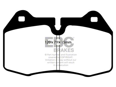 EBC Brakes Yellowstuff Brake Pad Sets Fronts Only - DP41644R