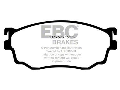 EBC Brakes Ultimax2 Brake Pad Sets Fronts Only - UD755