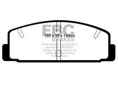 EBC Brakes Yellowstuff Brake Pad Sets Rears Only - DP4729R