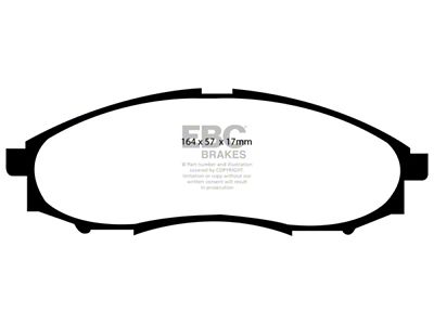 EBC Brakes Greenstuff Brake Pad Sets Fronts Only - DP61316