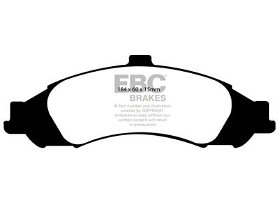 EBC Brakes Yellowstuff Brake Pad Sets Front & Rear - DP41721R