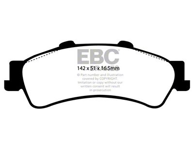 EBC Brakes Greenstuff Brake Pad Sets Rears Only - DP61630