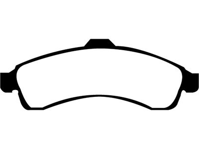 EBC Brakes 03-05 Chevrolet SSR 5.3 Greenstuff Front Brake Pads