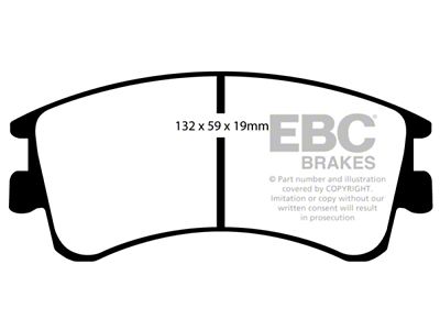EBC Brakes Greenstuff Brake Pad Sets Fronts Only - DP21465
