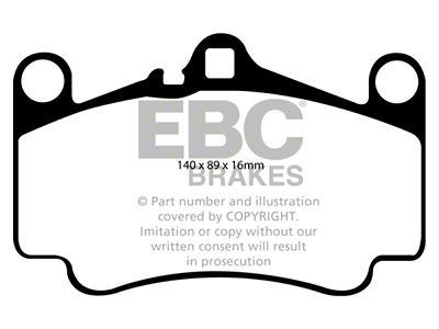 EBC Brakes Yellowstuff Brake Pad Sets Fronts Only - DP41515R