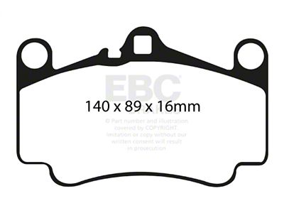 EBC Brakes Bluestuff Brake Pad Sets Fronts Only - DP51515NDX