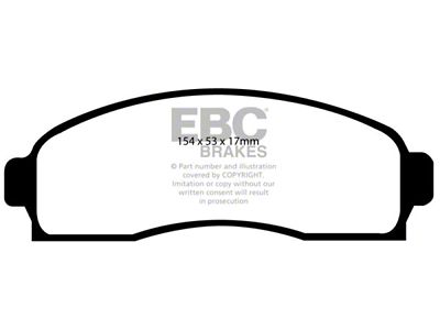 EBC Brakes Greenstuff Brake Pad Sets Fronts Only - DP61617