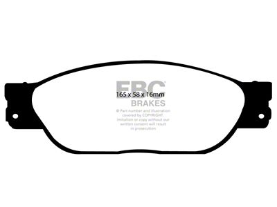 EBC Brakes Yellowstuff Brake Pad Sets Fronts Only - DP41220/2R