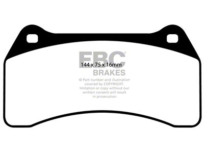 EBC Brakes Yellowstuff Brake Pad Sets Fronts Only - DP41462R