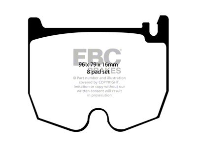 EBC Brakes Redstuff Brake Pad Sets Fronts Only - DP31486C