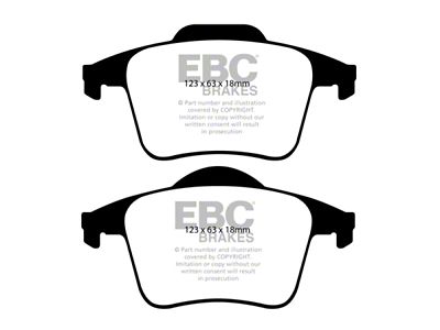 EBC Brakes Redstuff Brake Pad Sets Rears Only - DP31680C