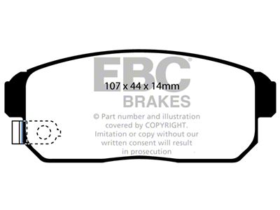 EBC Brakes Bluestuff Brake Pad Sets Rears Only - DP51691NDX