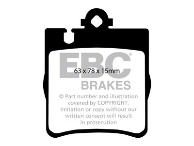 EBC Brakes Greenstuff Brake Pad Sets Rears Only - DP21441