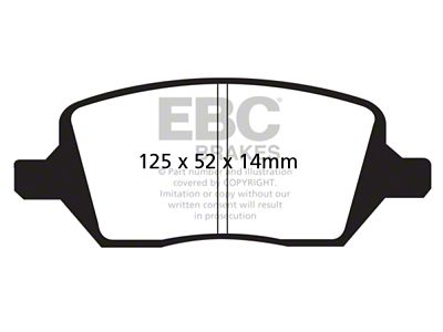 EBC Brakes Greenstuff Brake Pad Sets Rears Only - DP61737