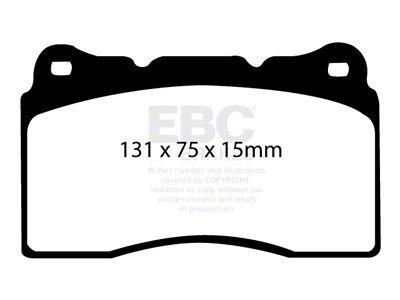 EBC Brakes Bluestuff Brake Pad Sets Fronts Only - DP51210NDX