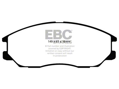 EBC Brakes Yellowstuff Brake Pad Sets Fronts Only - DP41725R