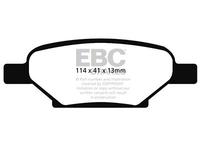 EBC Brakes Yellowstuff Brake Pad Sets Rears Only - DP41704R