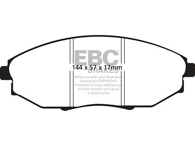 EBC Brakes Greenstuff Brake Pad Sets Fronts Only - DP21750