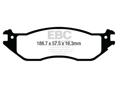 EBC Brakes Yellowstuff Brake Pad Sets Fronts Only - DP43002R
