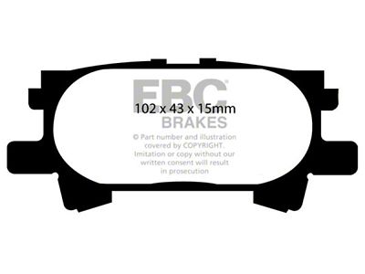 EBC Brakes Greenstuff Brake Pad Sets Rears Only - DP61682
