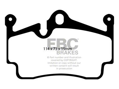 EBC Brakes Yellowstuff Brake Pad Sets Rears Only - DP41920R
