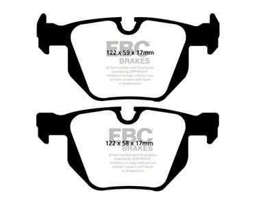 EBC Brakes Bluestuff Brake Pad Sets Rears Only - DP51494NDX