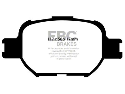 EBC Brakes Greenstuff Brake Pad Sets Fronts Only - DP21325