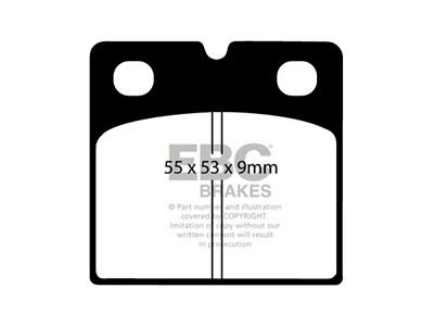 EBC Brakes Ultimax2 Brake Pad Sets Rears Only - UD971