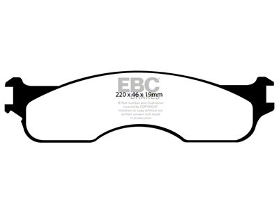 EBC Brakes Yellowstuff Brake Pad Sets Fronts Only - DP41708R