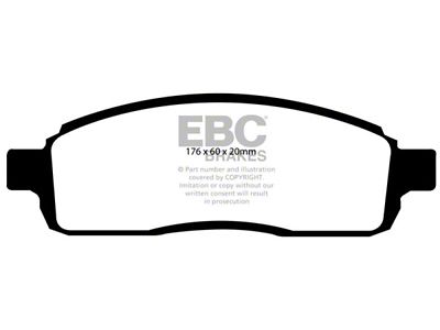EBC Brakes Ultimax2 Brake Pad Sets Fronts Only - UD1083