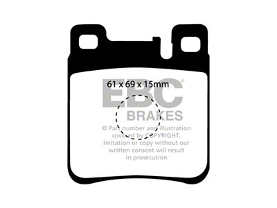 EBC Brakes Bluestuff Brake Pad Sets Rears Only - DP5887NDX