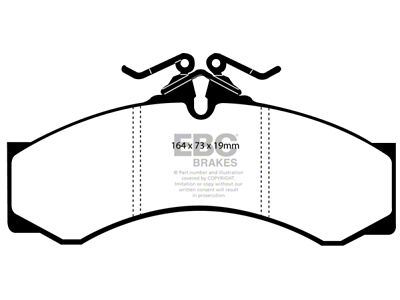 EBC Brakes Greenstuff Brake Pad Sets Front & Rear - DP61054