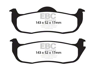 EBC Brakes Extra Duty Brake Pad Sets Rears Only - ED91707