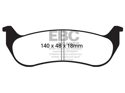 EBC Brakes Ultimax2 Brake Pad Sets Rears Only - UD998