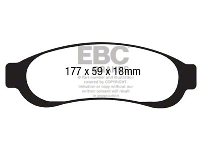 EBC Brakes Extra Duty Brake Pad Sets Rears Only - ED91779