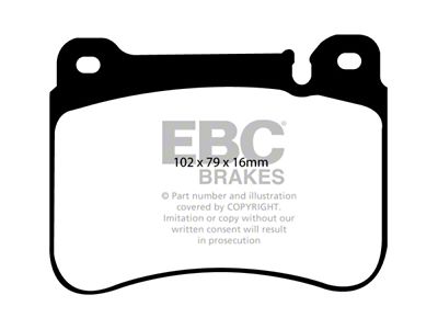 EBC Brakes Yellowstuff Brake Pad Sets Fronts Only - DP41590R