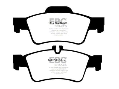 EBC Brakes Bluestuff Brake Pad Sets Rears Only - DP51491NDX