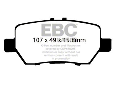EBC Brakes Redstuff Brake Pad Sets Rears Only - DP31736C