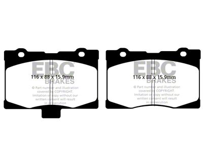 EBC Brakes Yellowstuff Brake Pad Sets Fronts Only - DP41735R