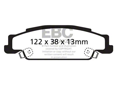 EBC Brakes Ultimax2 Brake Pad Sets Rears Only - UD9221