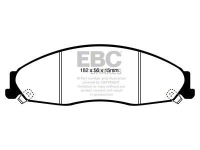 EBC Brakes Yellowstuff Brake Pad Sets Fronts Only - DP41841R