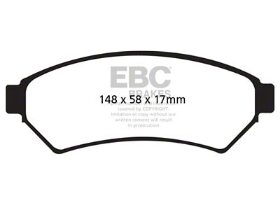 EBC Brakes Yellowstuff Brake Pad Sets Fronts Only - DP41727R