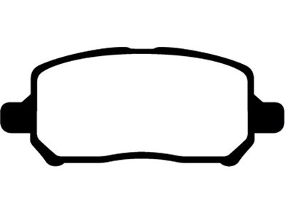 EBC Brakes 05-10 Chevrolet Cobalt 2.2 4 Lug Greenstuff Front Brake Pads