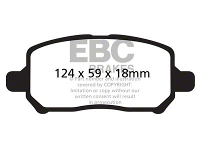 EBC Brakes Ultimax2 Brake Pad Sets Fronts Only - UD956