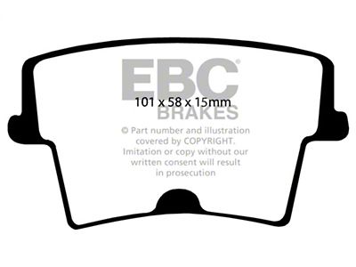 EBC Brakes Bluestuff Brake Pad Sets Rears Only - DP51722/2NDX