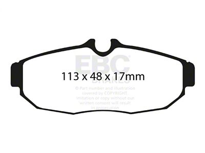 EBC Brakes Bluestuff Brake Pad Sets Rears Only - DP51741NDX