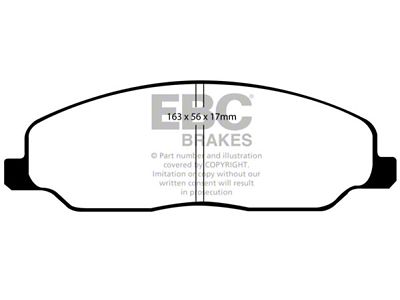 EBC Brakes Greenstuff Brake Pad Sets Fronts Only - DP21740