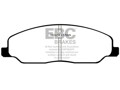 EBC Brakes Redstuff Brake Pad Sets Fronts Only - DP31740C