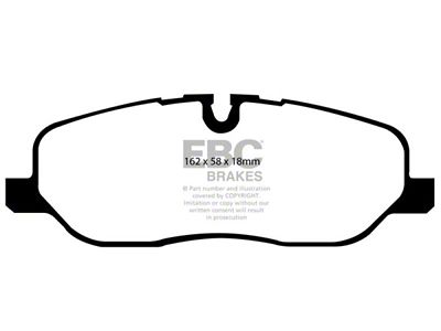 EBC Brakes Yellowstuff Brake Pad Sets Fronts Only - DP41541R